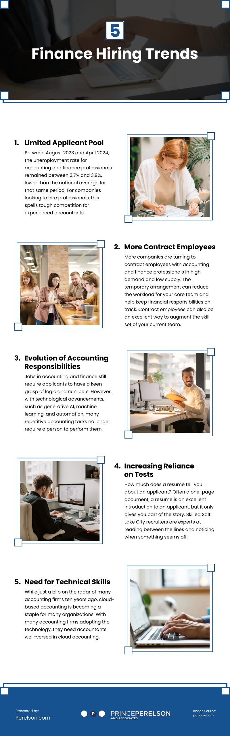 5 Finance Hiring Trends Infographic 5 Finance Hiring Trends Infographic
