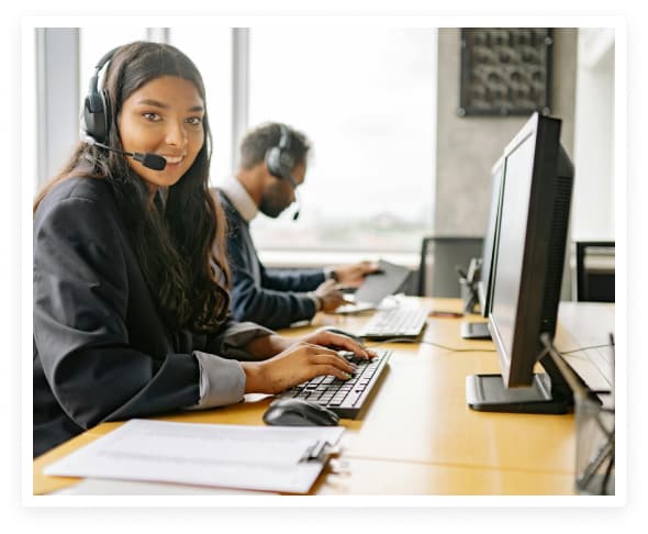 Professional contact center agents staffing